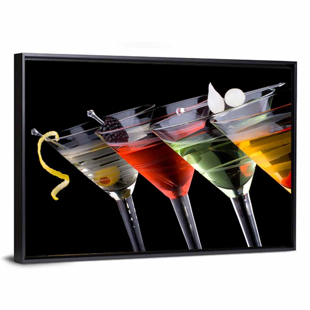 Classic Martini Cocktails Wall Art