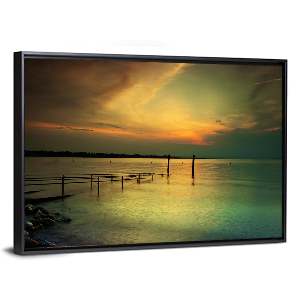 Lake Garda Sunset Wall Art