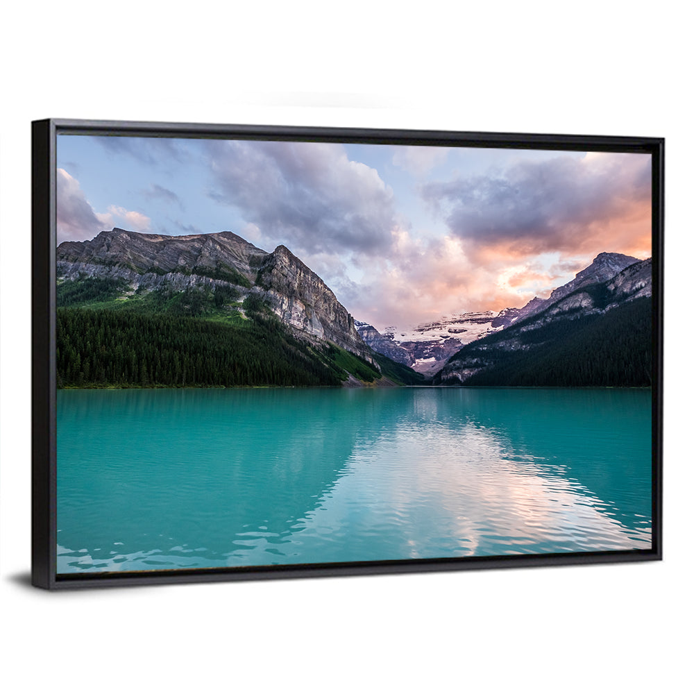 Turquoise Sunset at Lake Louise Wall Art