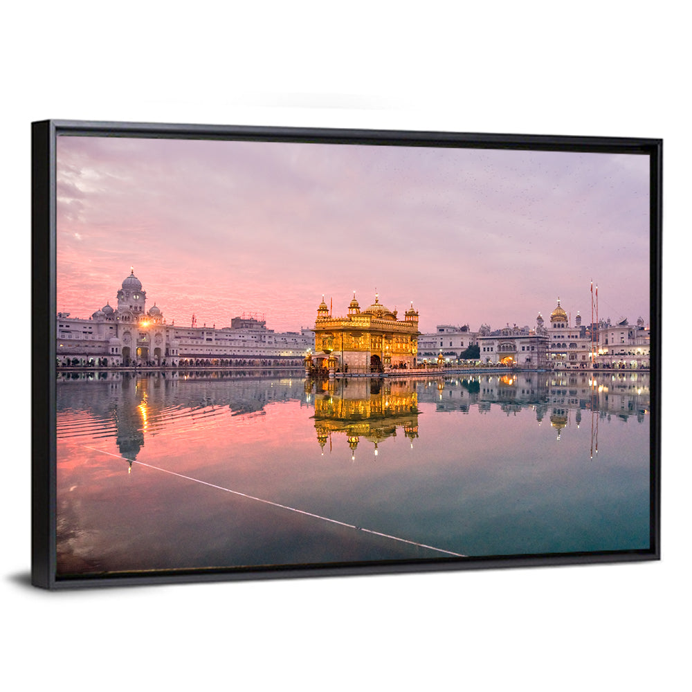 Golden Temple at Dusk, Amritsar Wall Art