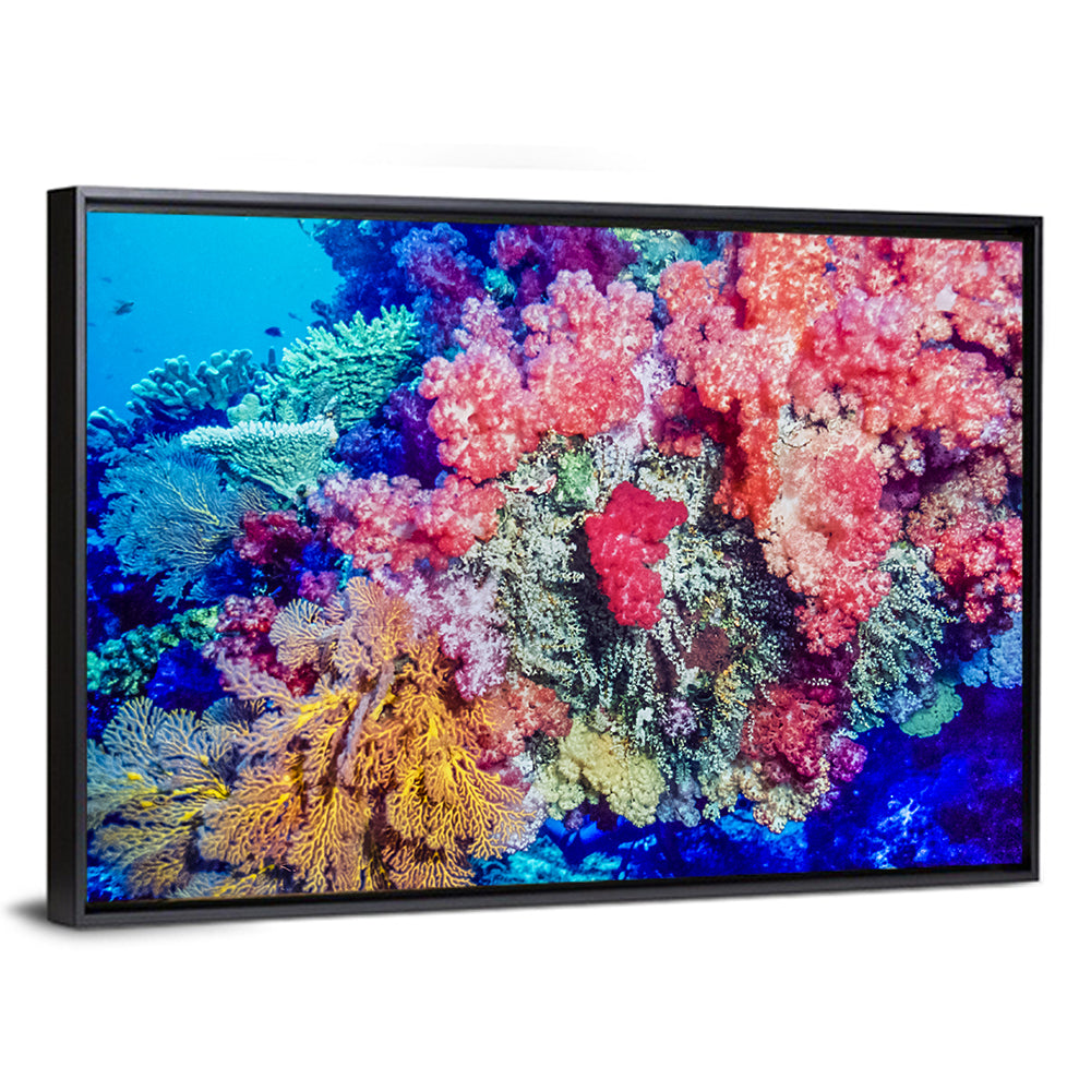 Vibrant Coral Reef Wall Art