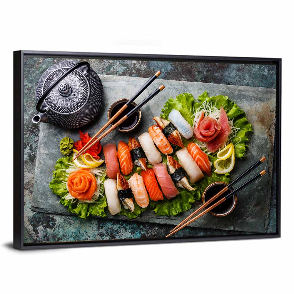 Nigiri & Sashimi Sushi Wall Art