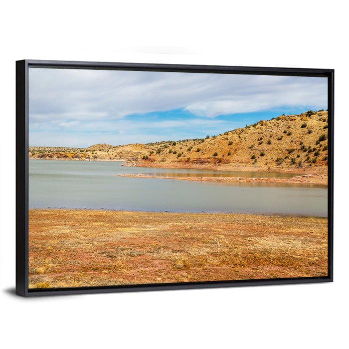 Lyman Lake Arizona Wall Art as a framed canvas