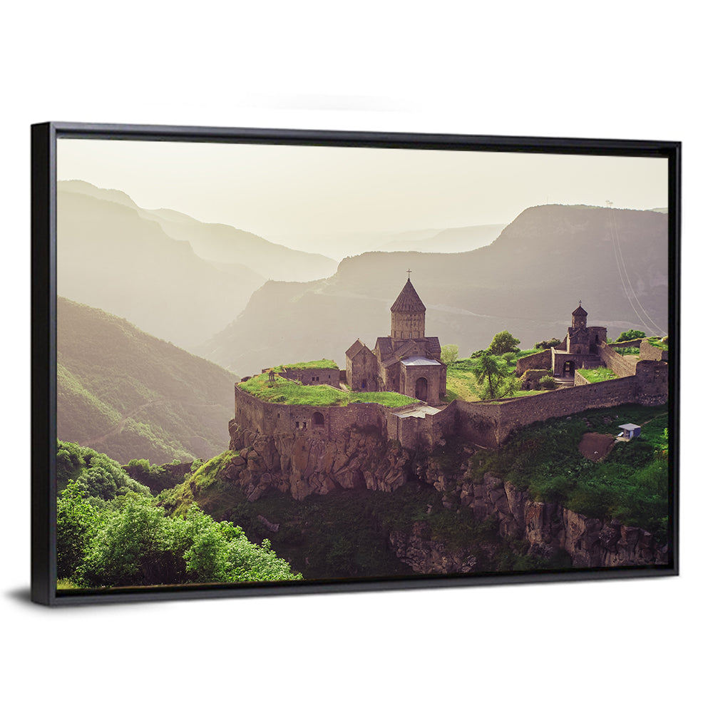 Tatev Monastery at Golden Hour Wall Art