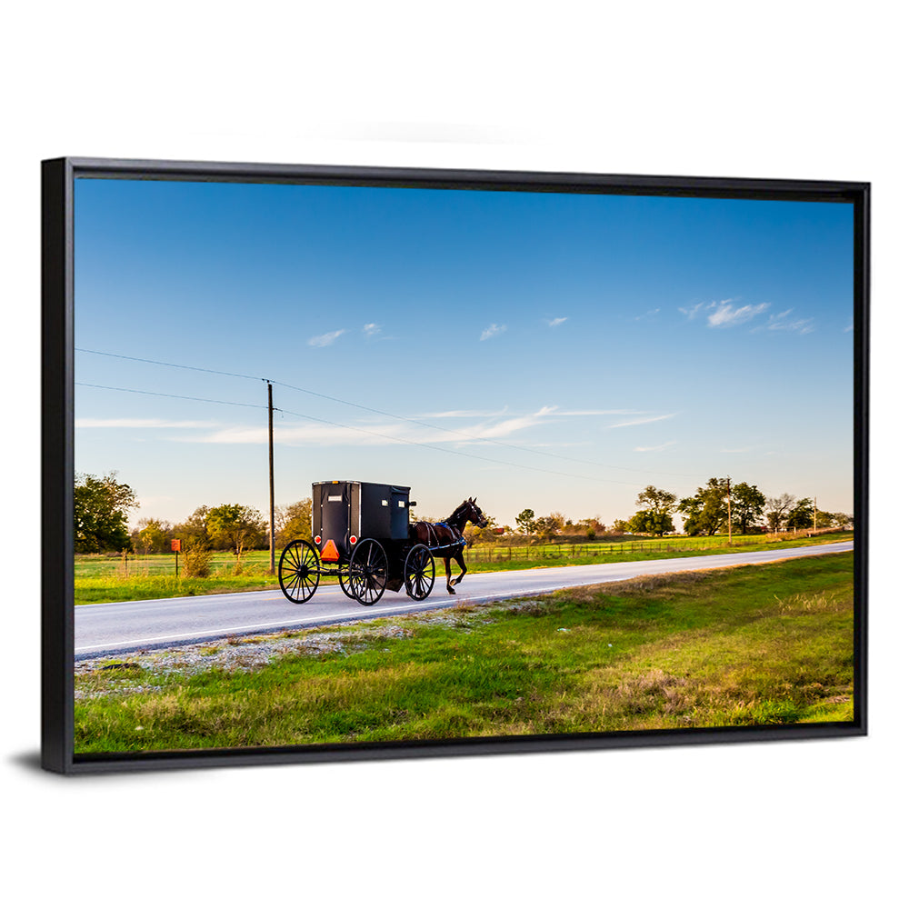 Amish Horse and Buggy, Oklahoma Wall Art