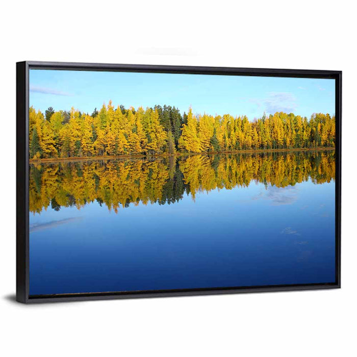 Lake Abitibi Wall Art as a framed canvas