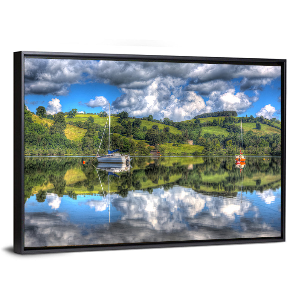 Sailboats on Ullswater Wall Art