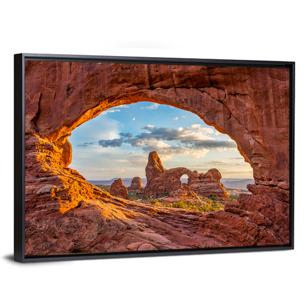 Turret Arch Through North Window Wall Art