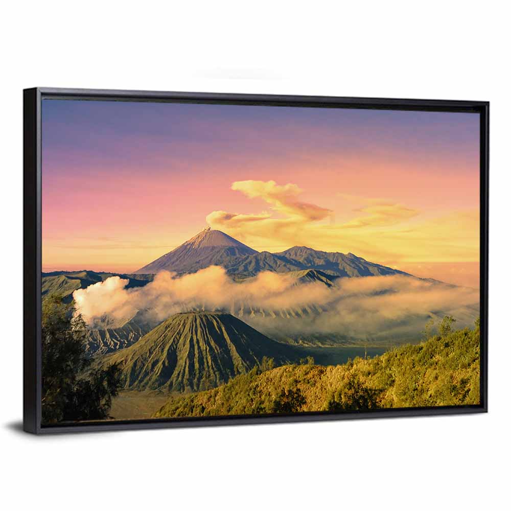 Mount Bromo Sunset Wall Art