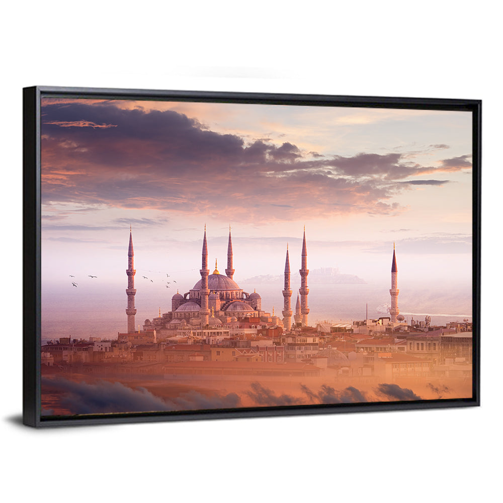 Blue Mosque Sunset, Istanbul Wall Art