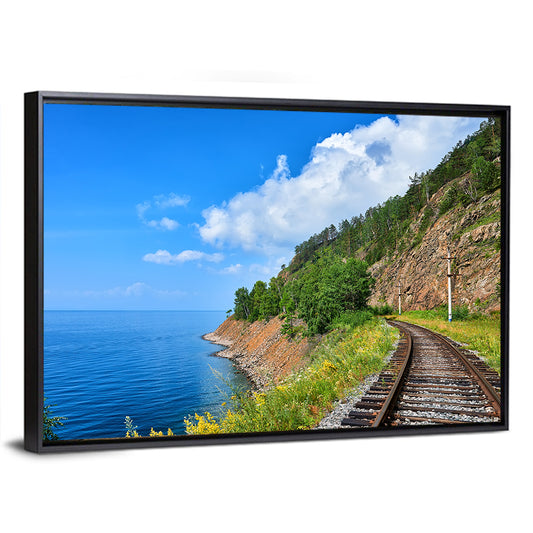 Plot Circum Baikal Railway Track Wall Art