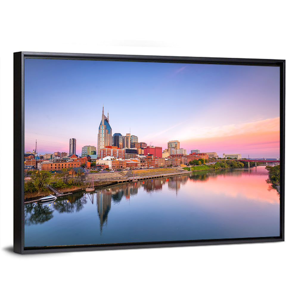 Nashville Skyline at Dusk Wall Art