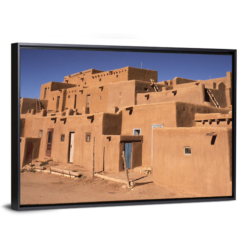 Taos Pueblo North House Wall Art