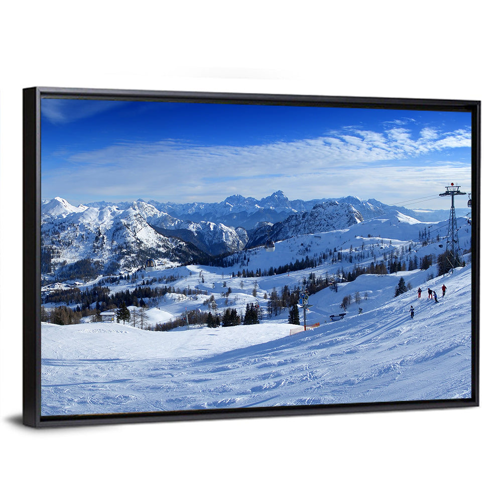 Nassfeld Ski Resort View Wall Art