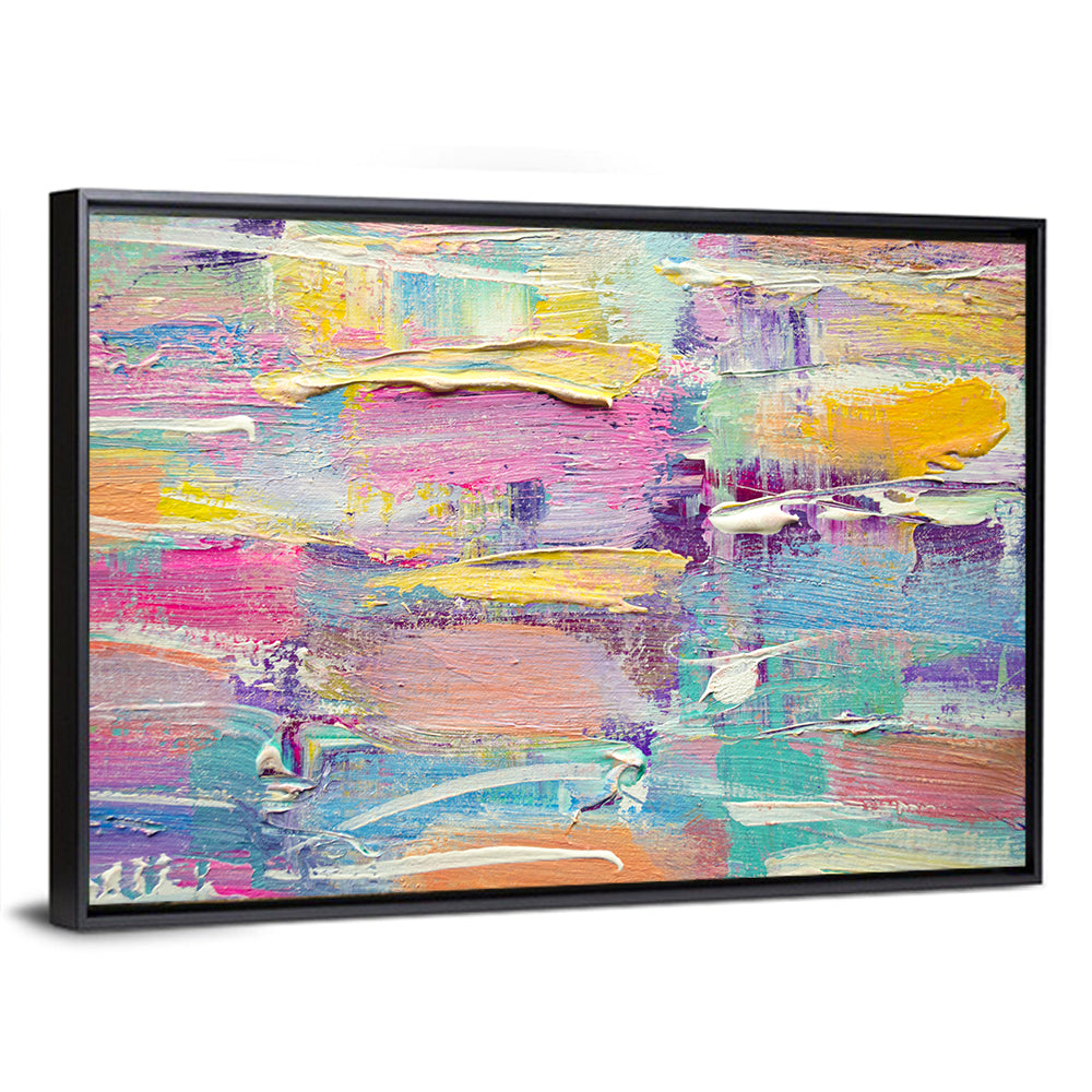 Rough Board Brushstrokes Wall Art