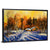 Winter Village Sunset Wall Art