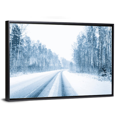 Snowy Road Wall Art