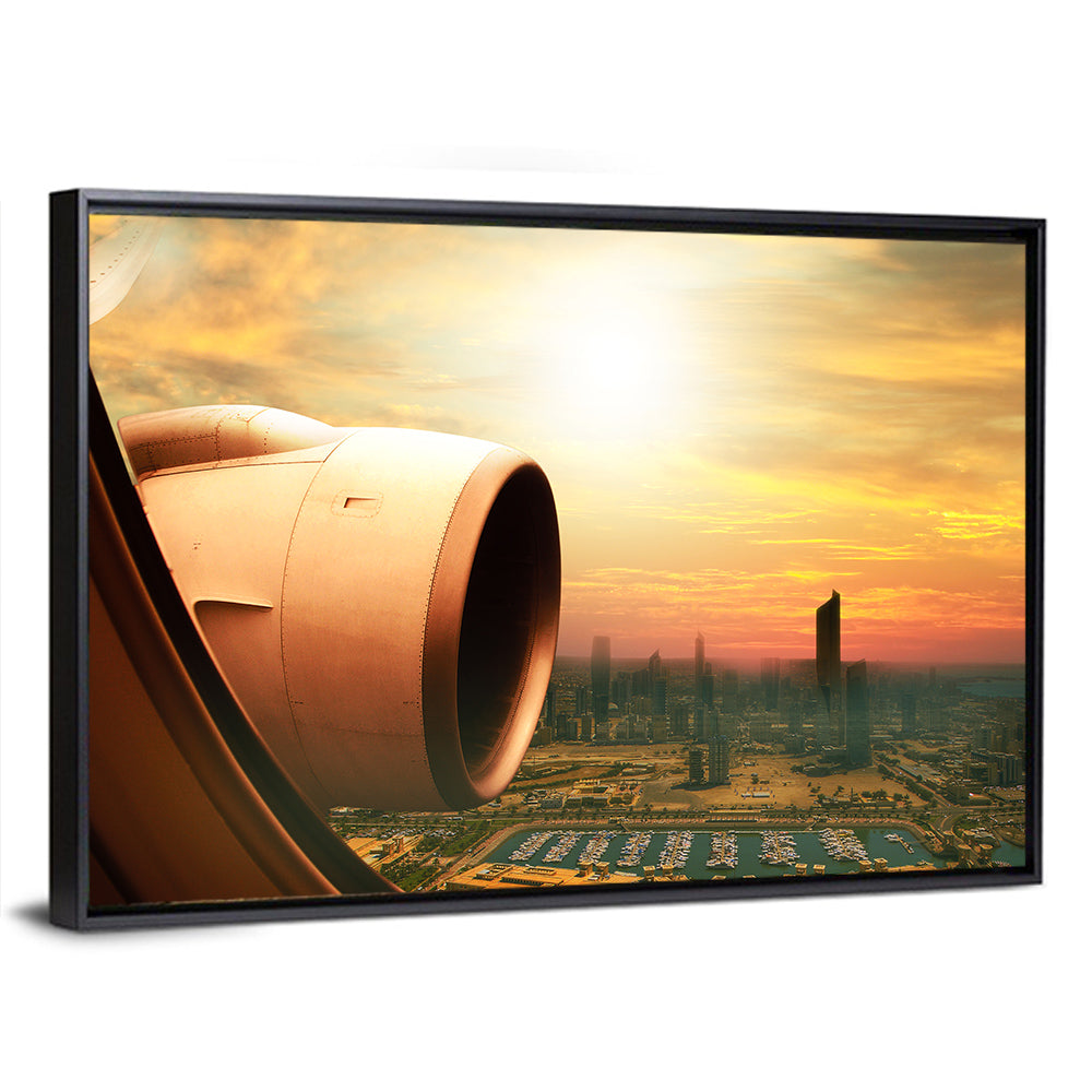 Kuwait City at Golden Hour Wall Art