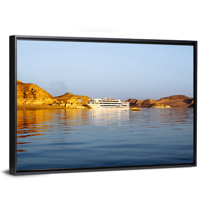 Cruise Ship in Lake Nasser Wall Art