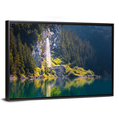 Lake Oeschinen Waterfall Wall Art