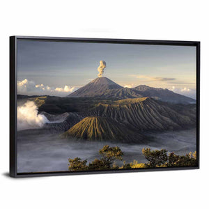 Mount Bromo Eruption Wall Art