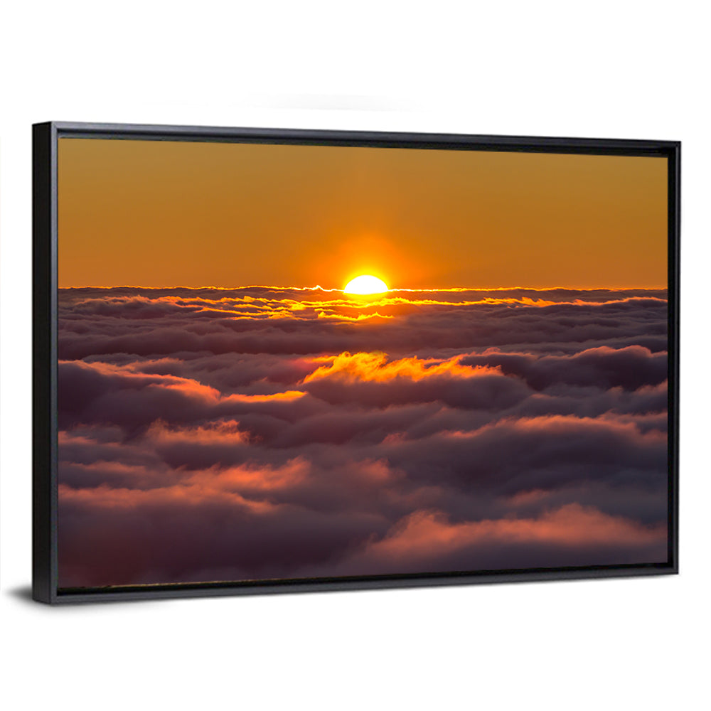 Sun Over Golden Clouds Wall Art