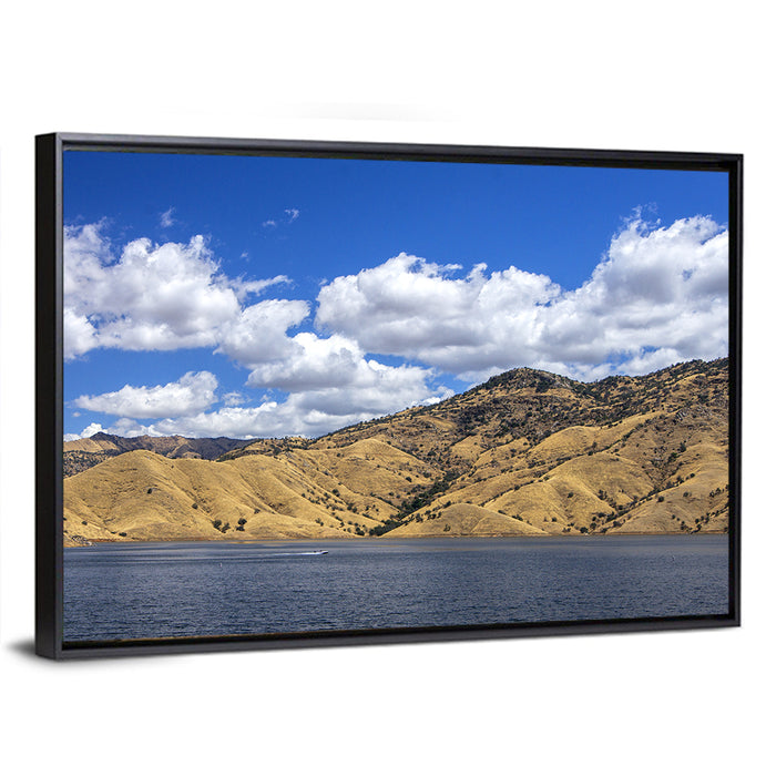 Kaweah Lake Landscape Wall Art as a framed canvas