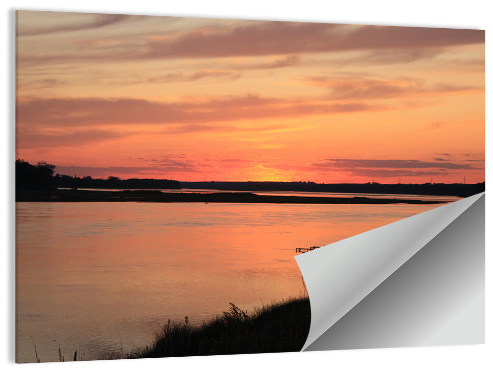 Missouri River Sunset Wall Art