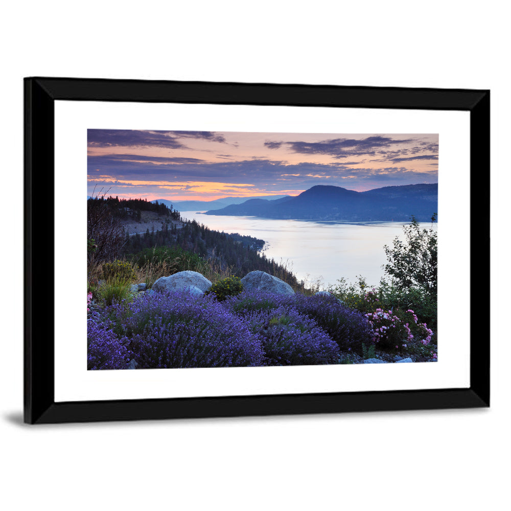 Okanagan Lavender Lake Wall Art