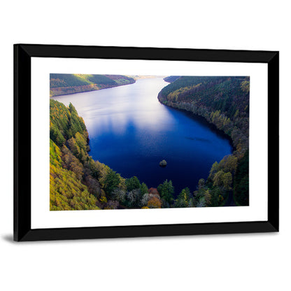 Lake Vyrnwy Aerial  Wall Art