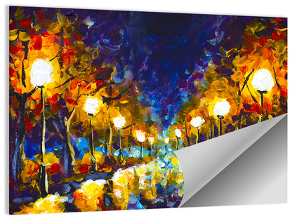 Evening Park Wall Art