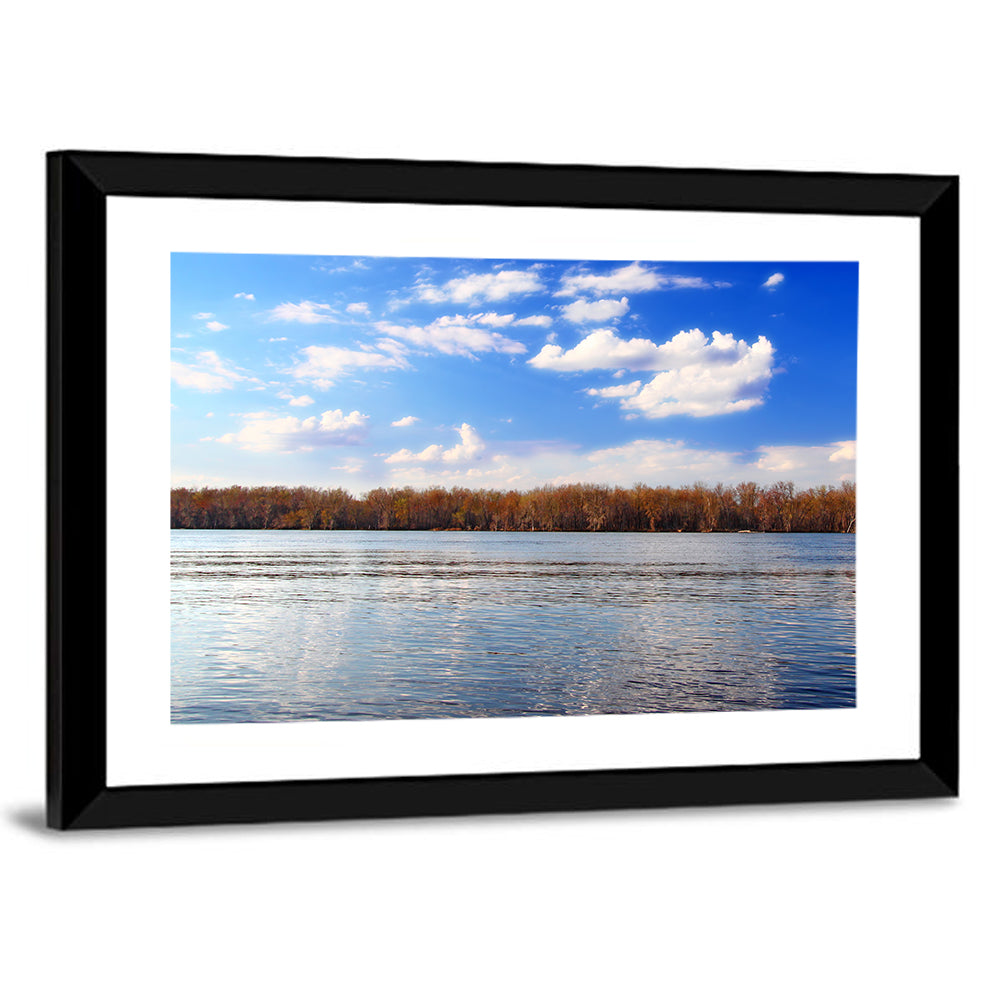 Andalusia Slough Autumn River Wall Art
