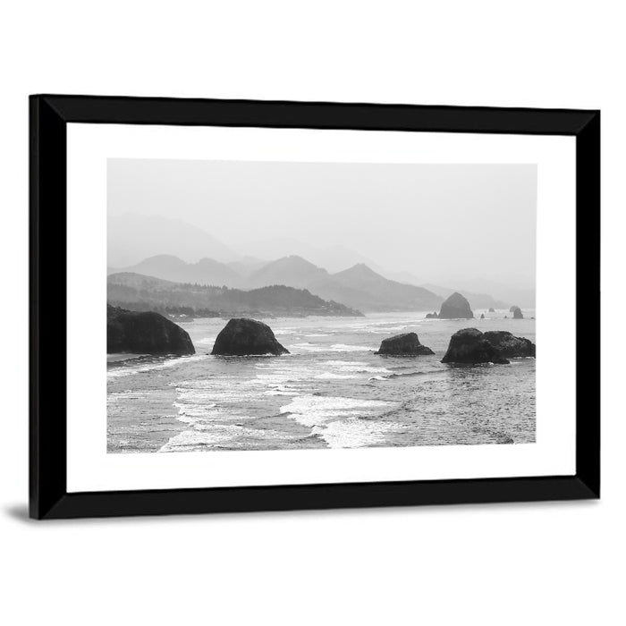 Haystack Rock, Cannon Beach Wall Art as a framed print