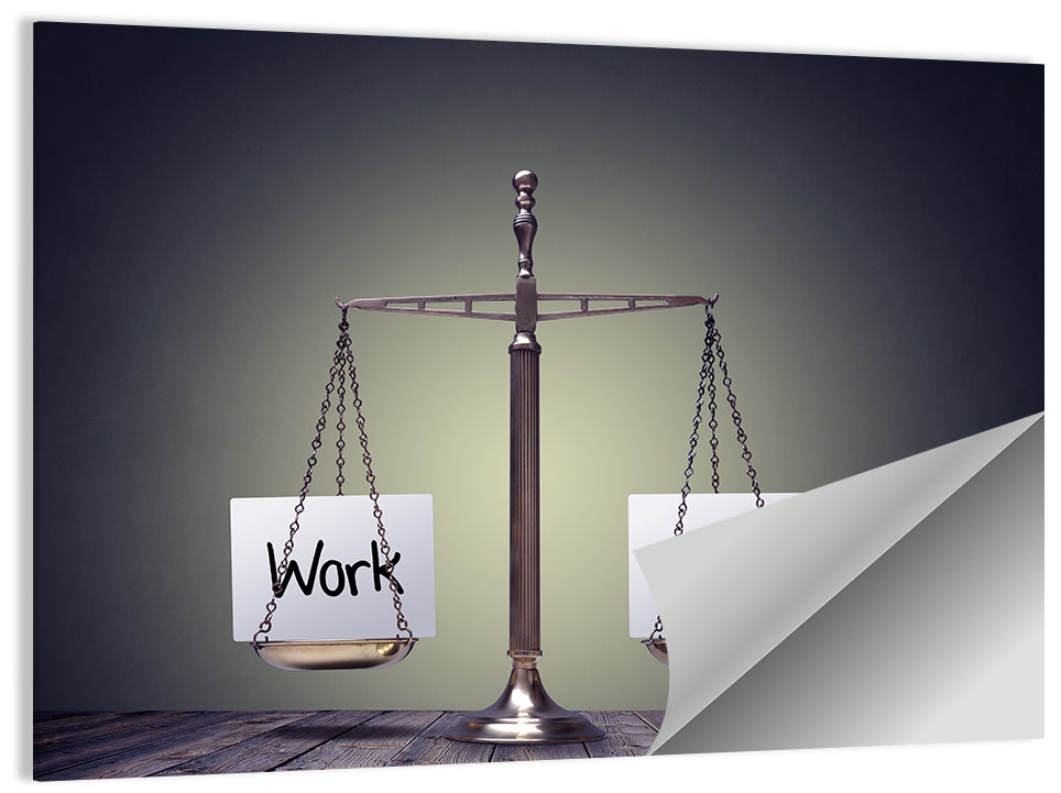 Work Life Balance Wall Art
