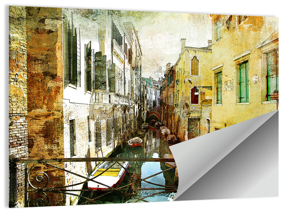 Venice Canal View Wall Art