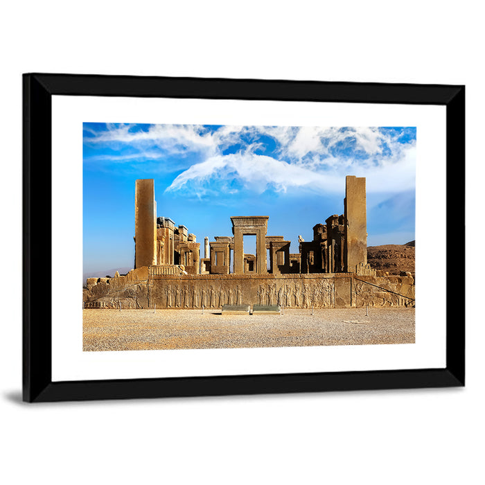 Tachara Palace, Persepolis Wall Art as a framed print