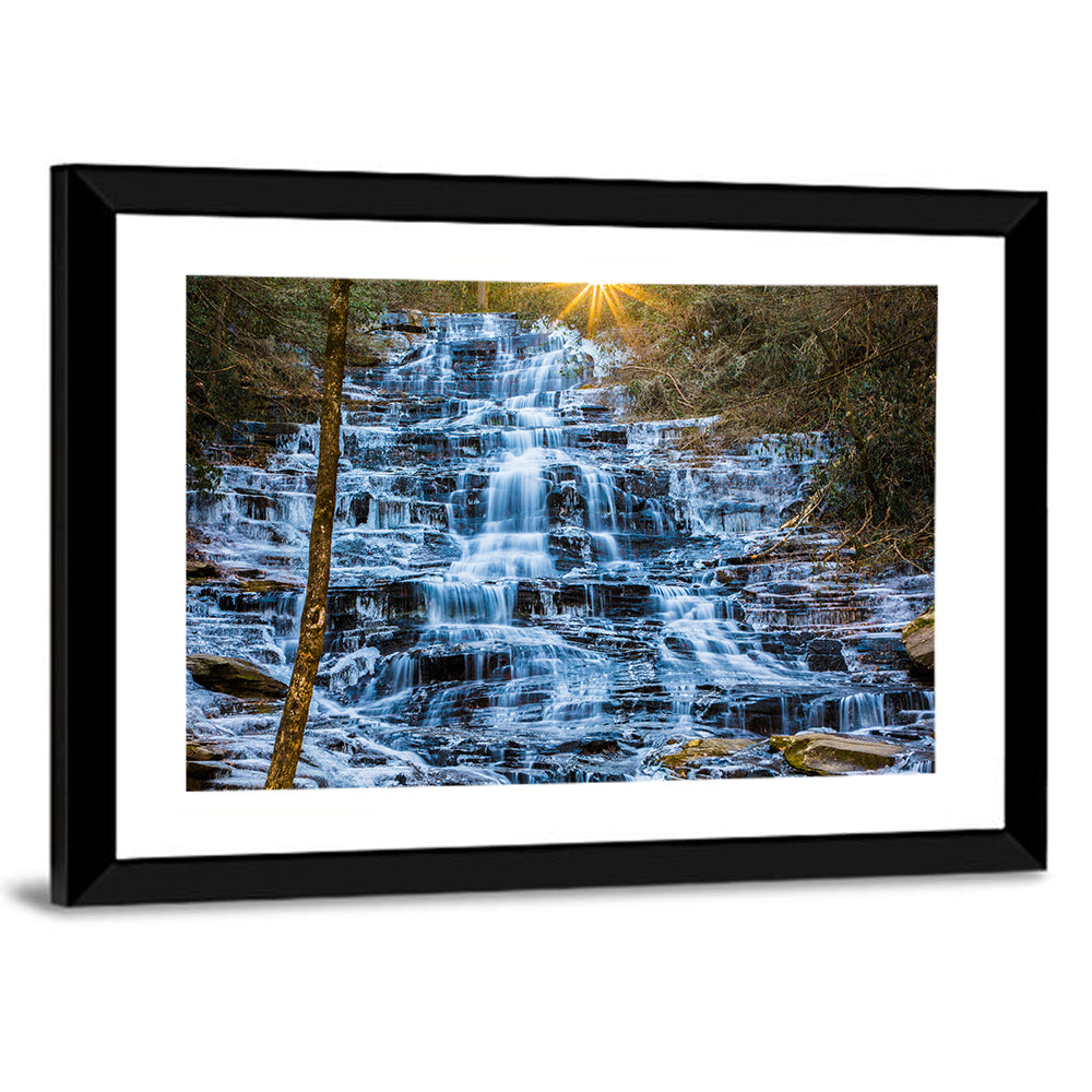 Minnehaha Falls Winter Cascade Wall Art