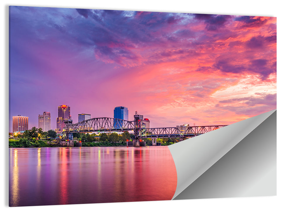 Arkansas Downtown Wall Art