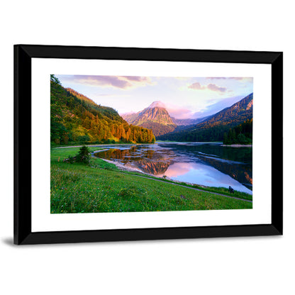 Swiss Lake Obersee Wall Art