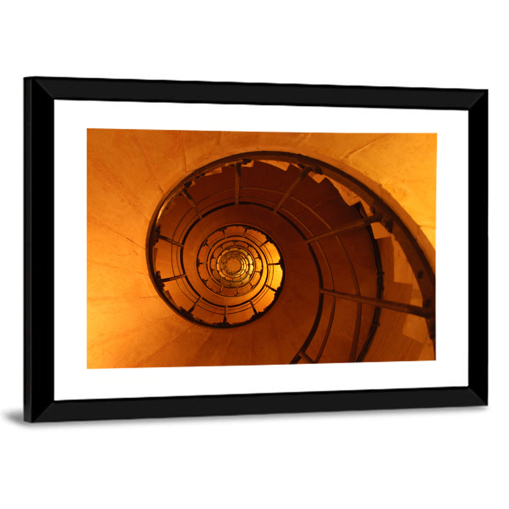 Vortex Spiral Staircase Wall Art