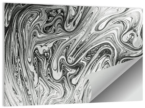 Sticky Liquid Abstract Pattern Wall Art