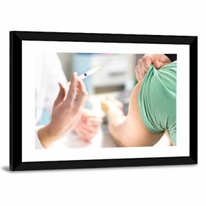 Influenza Vaccine Shot Wall Art