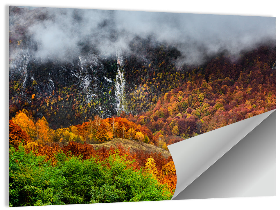 Misty Carpathian Autumn Wall Art