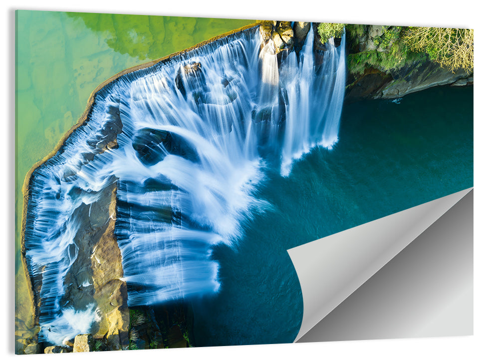 Shifen Waterfall Aerial Wall Art