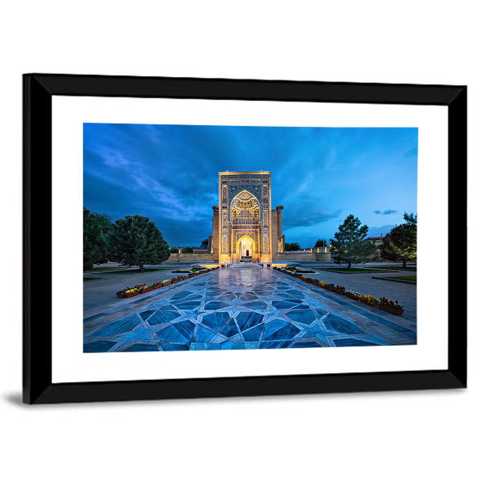 Gur-e-amir Twilight Entrance Wall Art