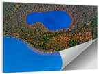 Autumn Forest Lake Wall Art