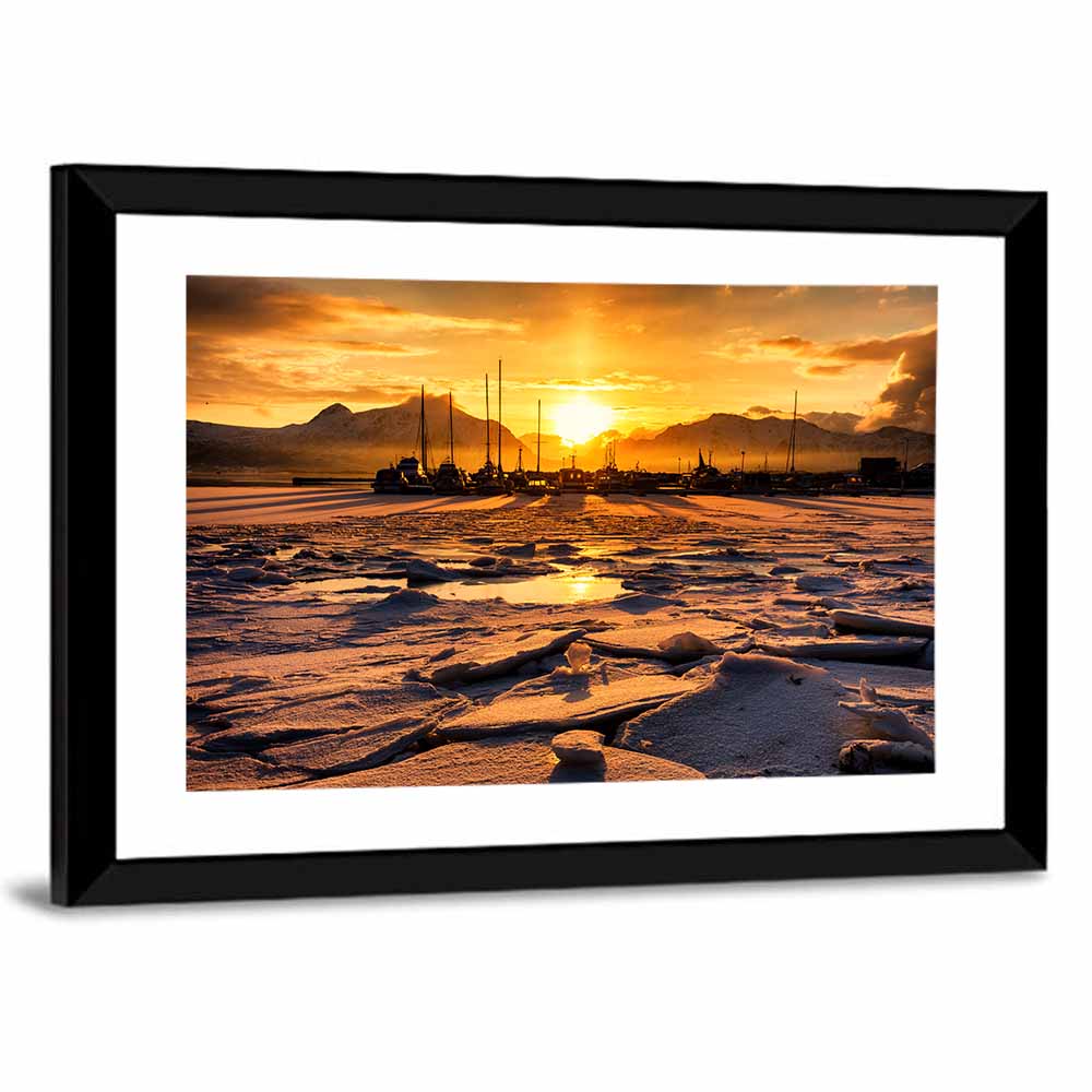 Lofoten Island Sunset Wall Art