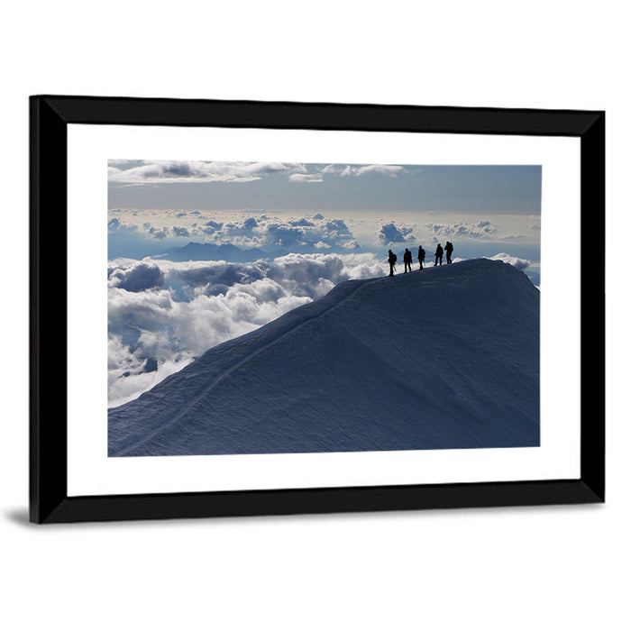 Above the Clouds Wall Art as a framed print