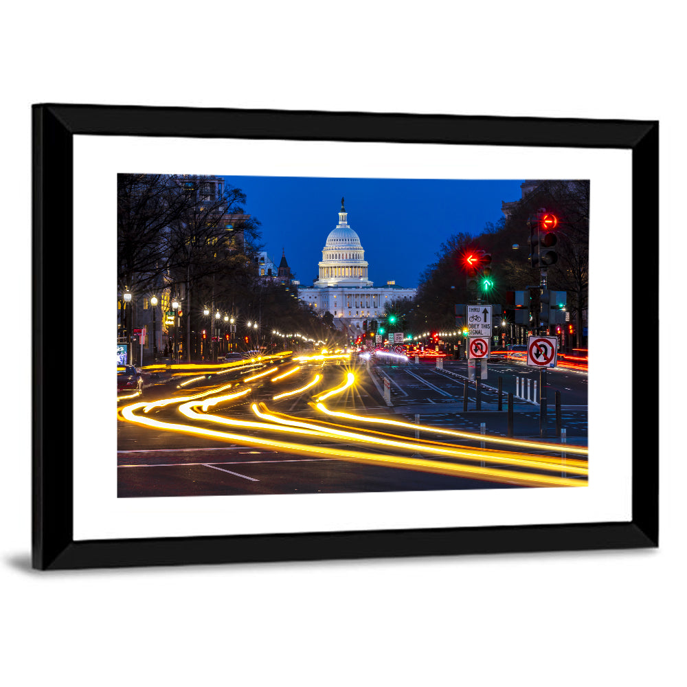 Pennsylvania Avenue at Dusk Wall Art