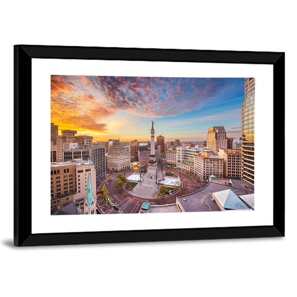 Indianapolis Monument Circle Wall Art
